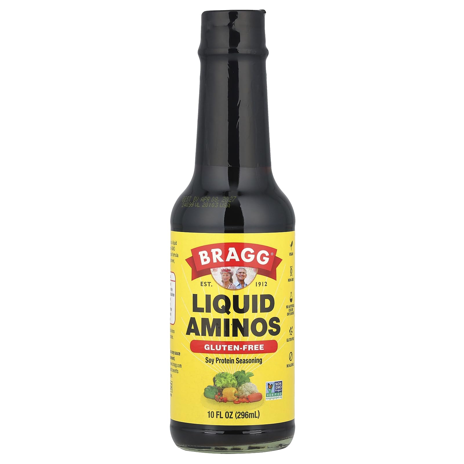 Product image of Bragg Liquid Aminos All Purpose Seasoning All Natural 10 oz 10 oz
